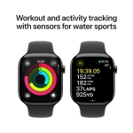 Apple Watch Series 10 (2024 ) GPS 46mm koperta tytanowa Slate + pasek Black Sport Band M/L