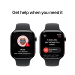 Apple Watch Series 10 (2024 ) GPS 46mm koperta tytanowa Slate + pasek Black Sport Band M/L