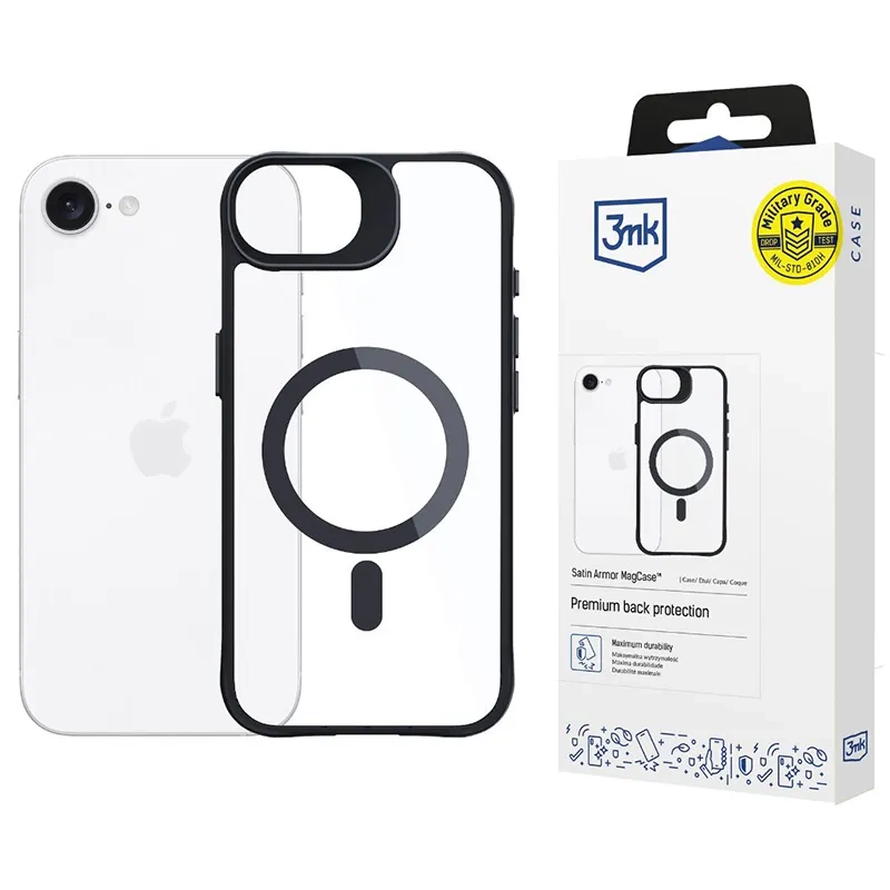 Etui do Apple iPhone 16e - 3mk Satin Armor MagCase