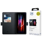 Etui z klapką do Samsung Galaxy A16 3mk Wallet Case czarne