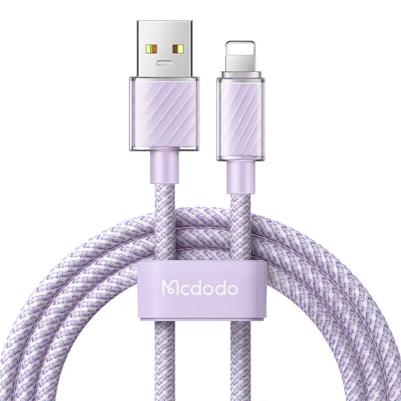 Kabel USB-A / Lightning Mcdodo CA-3642 1,2 m fioletowy