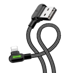 Kabel kątowy USB-A / Lightning Mcdodo CA-4673 1,8 m czarny