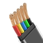 Kabel USB-C / USB-C Mcdodo CA-3423 PD 100 W 90 stopni z LED 1,8 m czarny