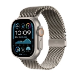 Apple Watch Ultra 2 GPS + Cellular 49 mm koperta tytanowa + bransoleta mediolańska z tytanu w kolorze Naturalnym M