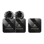 System mikrofonów bezprzewodowych Puluz Wireless Lavalier Microfone (2 TX + 1 RX)