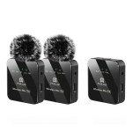 System mikrofonów bezprzewodowych Puluz Wireless Lavalier Microfone (2 TX + 1 RX)