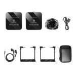 System mikrofonów bezprzewodowych Puluz Wireless Lavalier Microfone (1 TX + 1 RX)