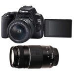 Canon EOS 250D + EF-S 18-55 mm f/3.5-5.6 III + EF 75-300 mm f/4-5.6 III