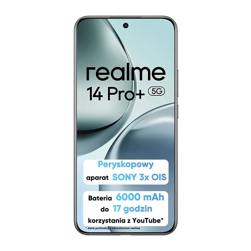 realme 14 Pro+ 5G 12/256 GB Szary - Suede Grey