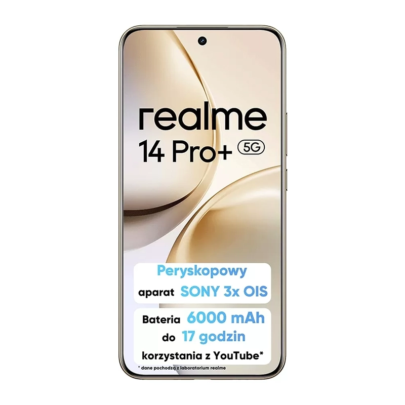 realme 14 Pro+ 5G 12/512 GB Perłowy - Pearl White