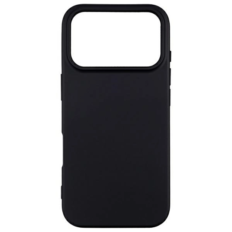 Etui Beline Silicone do iPhone 17 Pro Max Czarny - Black