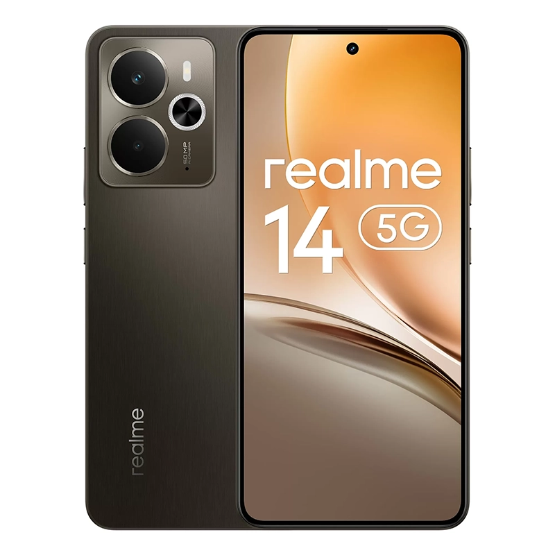 realme 14 5G Dual Sim 8/256GB Storm Titanium - Brązowy