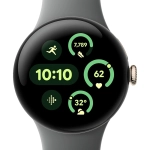 Smartwatch Google Pixel Watch 3 41mm LTE koperta Złota + pasek Zielonoszary - Hazel