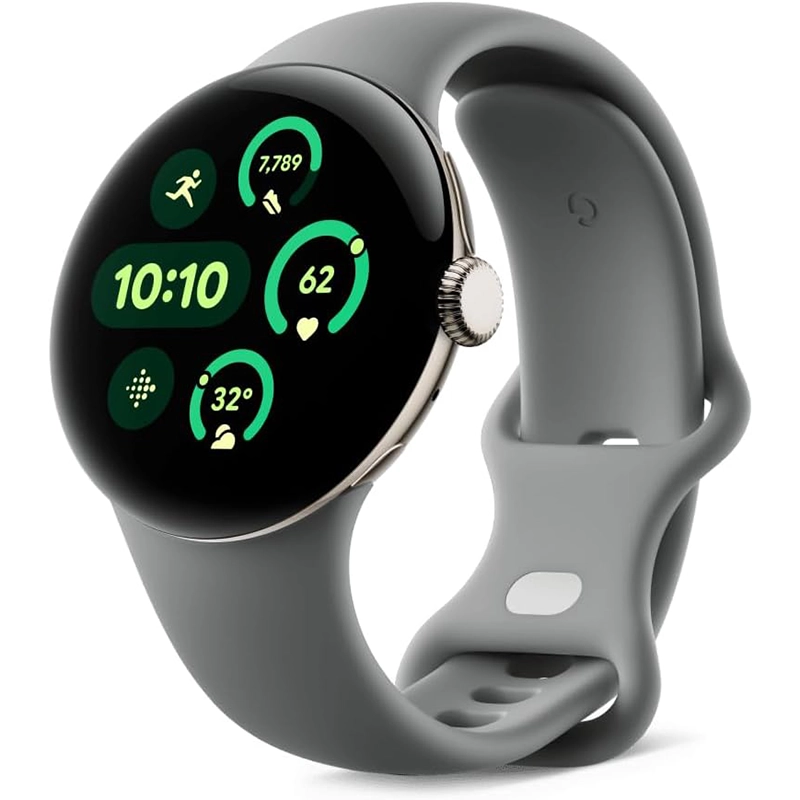 Smartwatch Google Pixel Watch 3 41mm LTE koperta Złota + pasek Zielonoszary - Hazel
