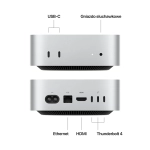 Apple Mac mini M4 16/256GB Srebrny - Silver