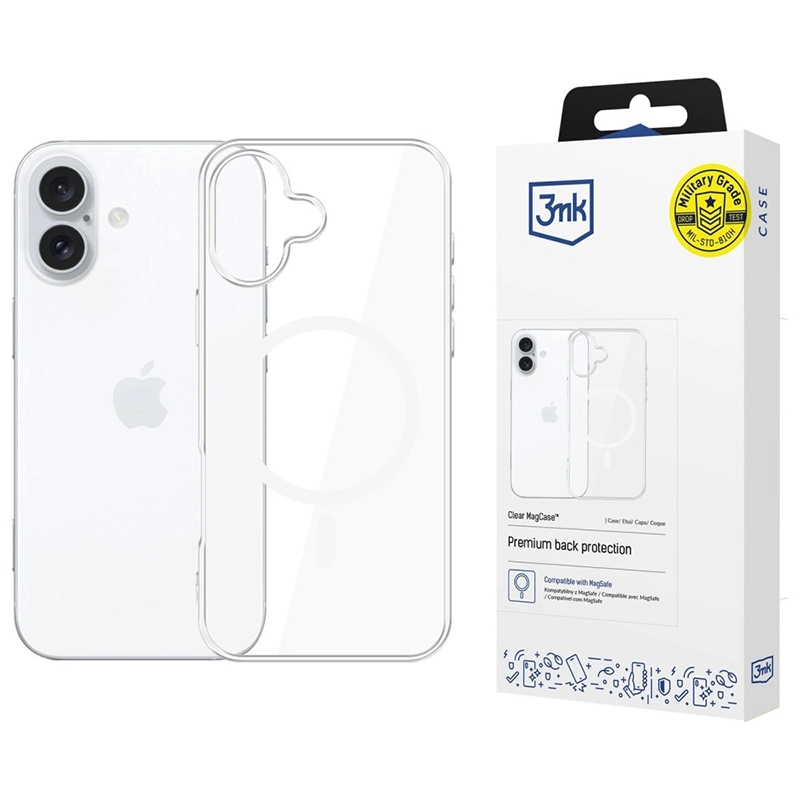 Etui 3MK Clear MagCase do Apple iPhone 17