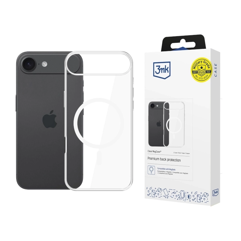 Etui 3MK Clear MagCase do Apple iPhone 17 Air Przezroczysty