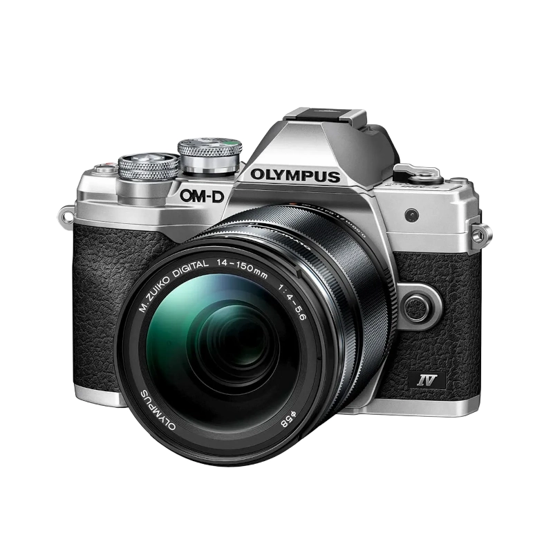 Aparat Olympus E-M10 MK IV + EZ 14-150 II Srebrny - Silver