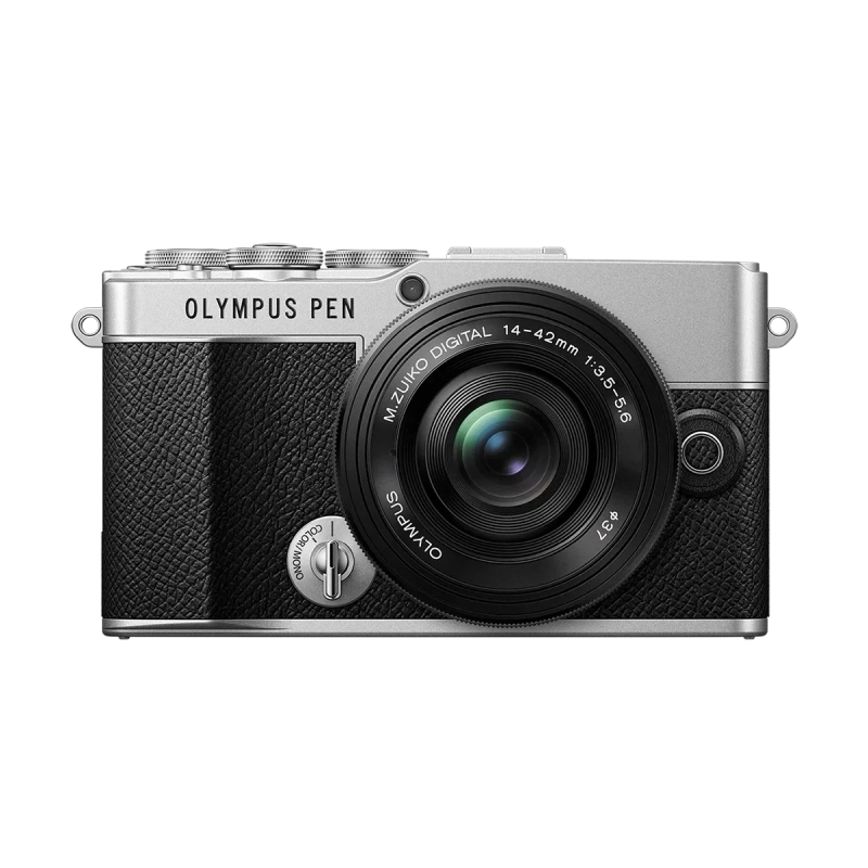 Aparat Olympus PEN E-P7 + ED 14-42 EZ Czarny/Srebrny - Black/Silver