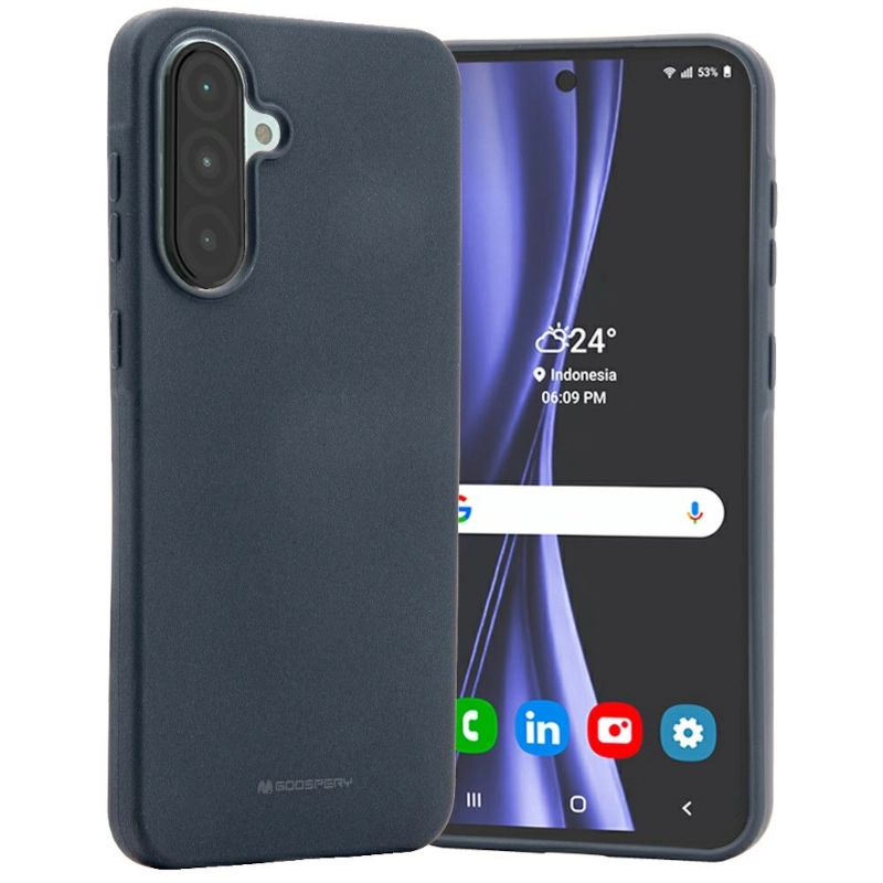 Etui Mercury Soft do Samsung Galaxy A56 Granatowy - Navy