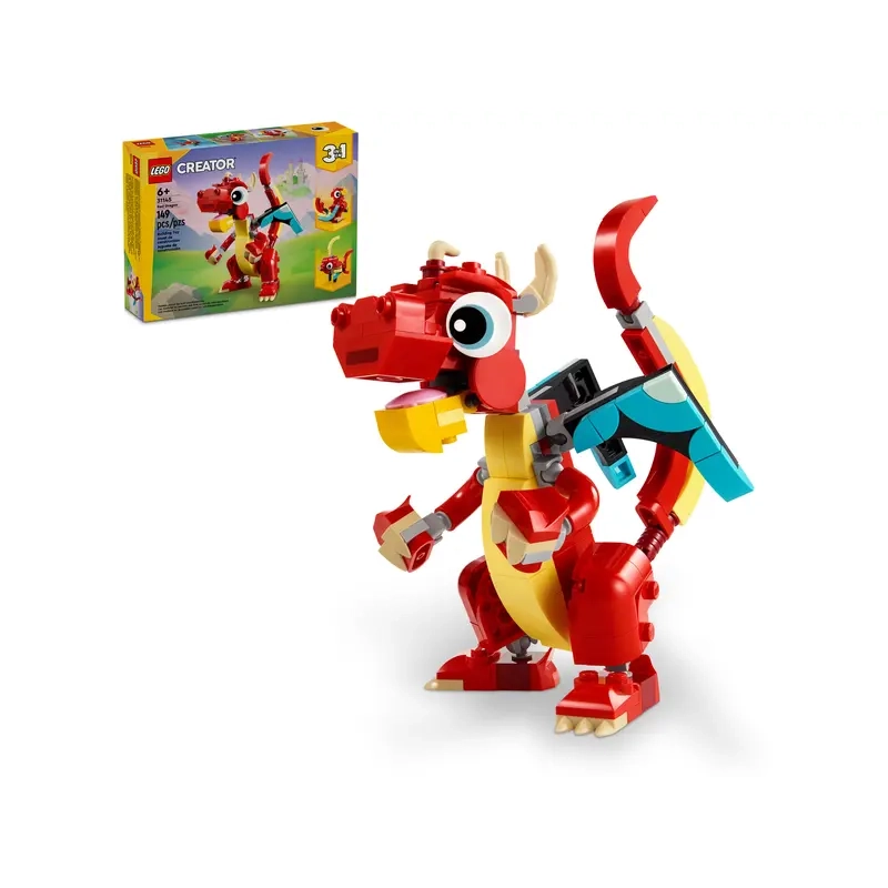 LEGO Creator 3 w 1 Czerwony smok 31145