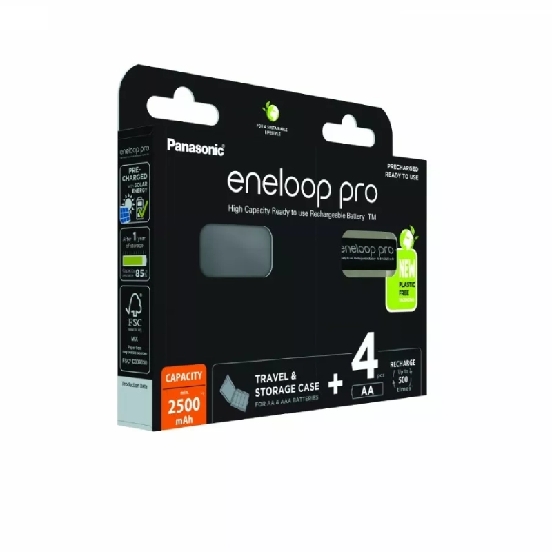 Akumulator Panasonic Enloop Pro AA 2500mAh 4szt. + box