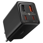 Ładowarka sieciowa Baseus 65W Pro Fast Charger GaN6 Czarna - Black