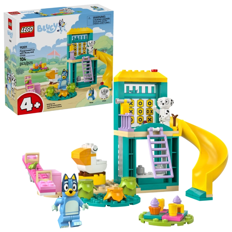 LEGO Bluey Blue i Łatko na placu zabaw 11201