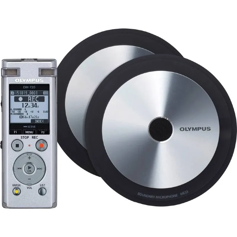 Dyktafon OM SYSTEM DM-720 Duży zestaw do edycji