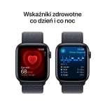 Apple Watch SE (2024) GPS 40mm koperta aluminiowa Midnight + pasek Sport Loop Midnight
