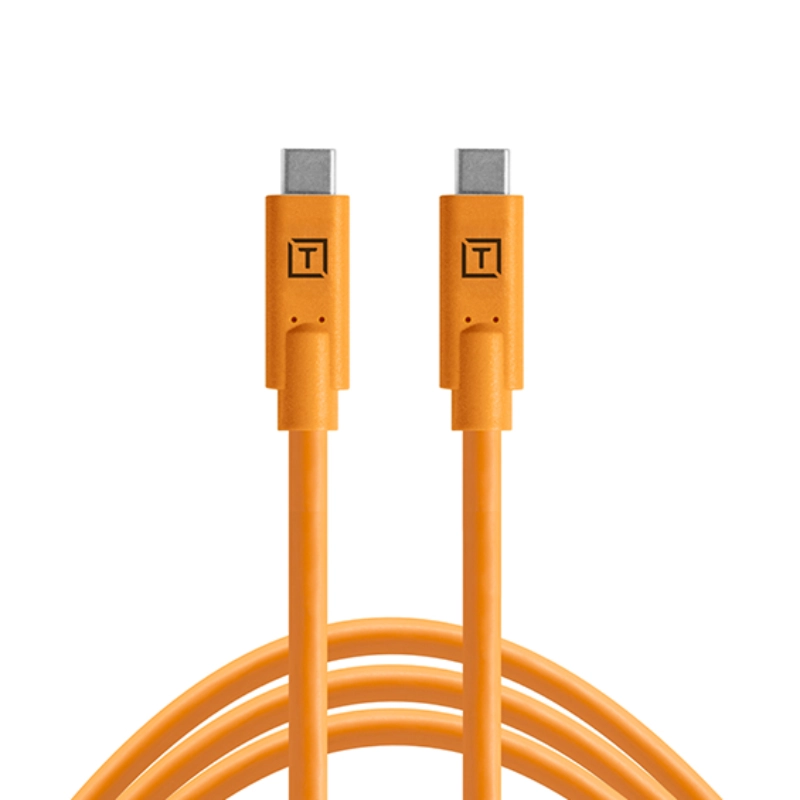 Kabel Tether Tools TetherPro USB-C - USB-C 5 Gbps, 3A/60 W, 3 m Pomarańczowy - Orange