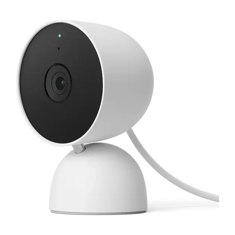 Kamera wewnętrzna Google Nest Cam z przewodem Biała - White