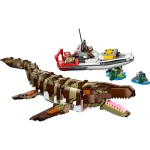 LEGO Jurassic World Misja na łodzi i model mozazaura 76974
