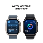 Apple Watch Ultra 3 (2025) GPS + Cellular 49mm koperta tytanowa Natural + pasek Light Blue Alpine Loop L