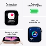 Apple Watch Series 11 (2025) GPS 46mm koperta aluminiowa Space Grey + pasek Black Sport Band S/M