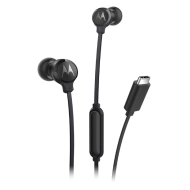 Słuchawki Motorola Earbuds 3C-S USB-C Czarne - Black