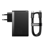 Ładowarka Baseus GaN5 Pro 2xUSB-C + USB Czarna - Black