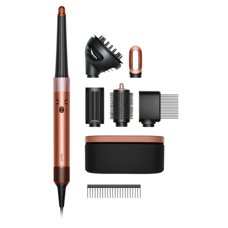 Suszarko-lokówka Dyson multi-styler Airwap i.d. Curly+Coily Bursztynowy jedwab - Amber silk