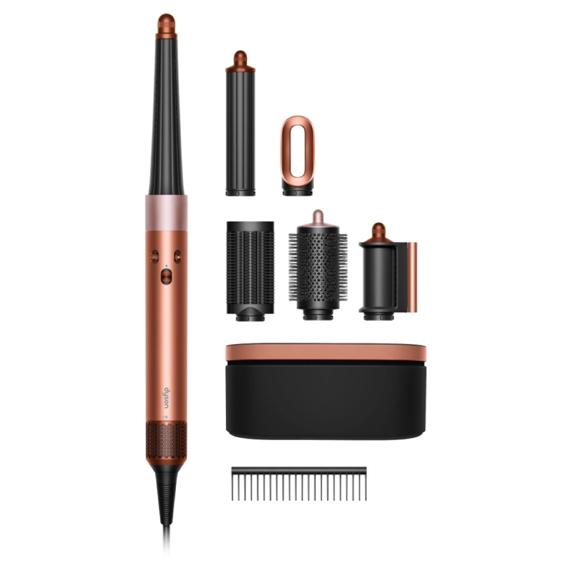 Suszarko-lokówka Dyson multi-styler Airwap i.d. Straight+Wavy Bursztynowy jedwab - Amber silk