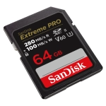 Karta pamięci SanDisk 64GB Extreme Pro SDXC - 280/100 MB/s V60 UHS-II