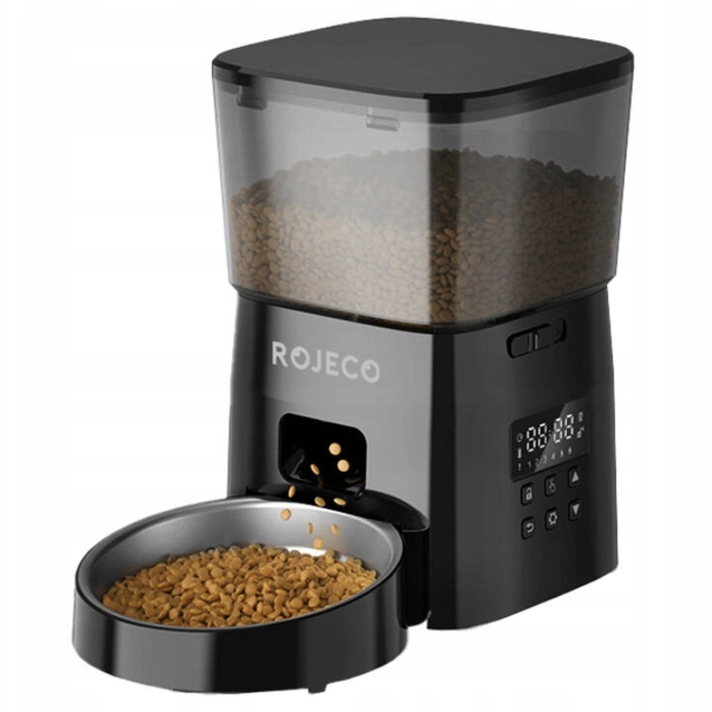 Inteligentny dozownik karmy Rojeco 2L Pet Feeder Button Version
