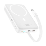 Powerbank magnetyczny Baseus Mini 1000 mAh Edycja Bayern Biały - White