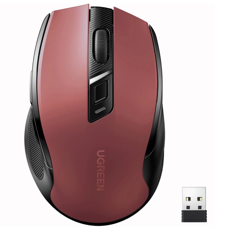 Mysz bezprzewodowa Ugreen MU006 Czerwona - Red