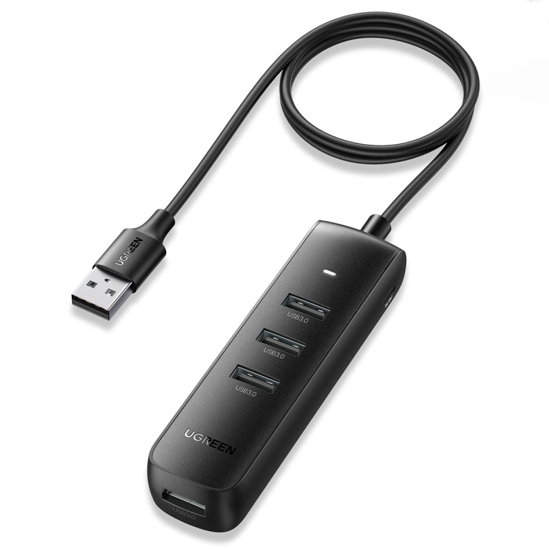 Hub USB-C Ugreen CM416 Czarny - Black