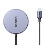 Ładowarka magnetyczna MagSafe Ugreen W703 Szara - Gray