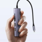 Adapter 5w1 Ugreen CM511 Szary - Gray