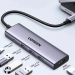 Adapter 5w1 Ugreen CM511 Szary - Gray