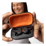 Słuchawki douszne Skullcandy Push Active Czarno - pomarańczowe - Black and orange