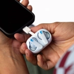 Słuchawki bezprzewodowe Skullcandy Eco Buds Niebiesko - białe - Blue and white