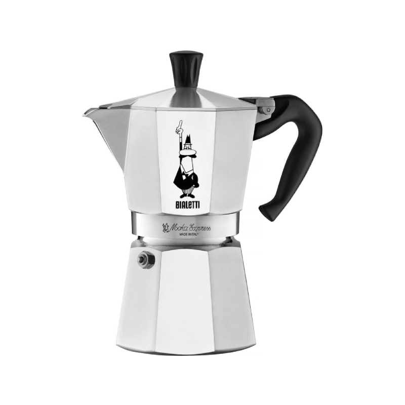 Kawiarka Bialetti Moka Express 6tz Srebrna - Silver